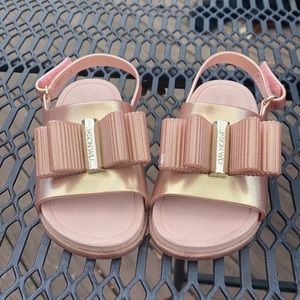 Mini Melissa + Jason wu Girls Sandals Sz 8